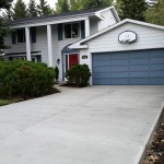 Broomed Finish Concrete Driveway 